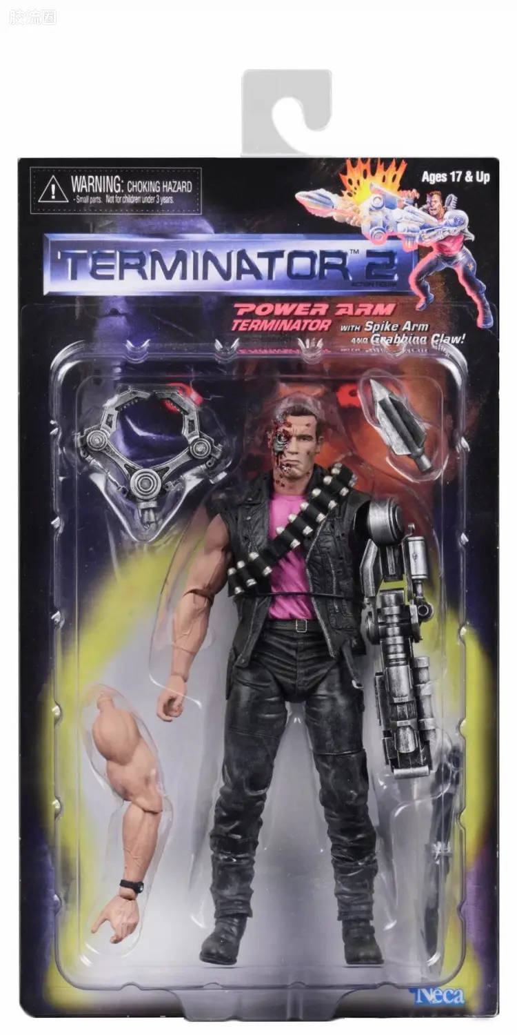 NECA 7寸可动人形系列 终结者系列 终结者2 T-800(致敬版)