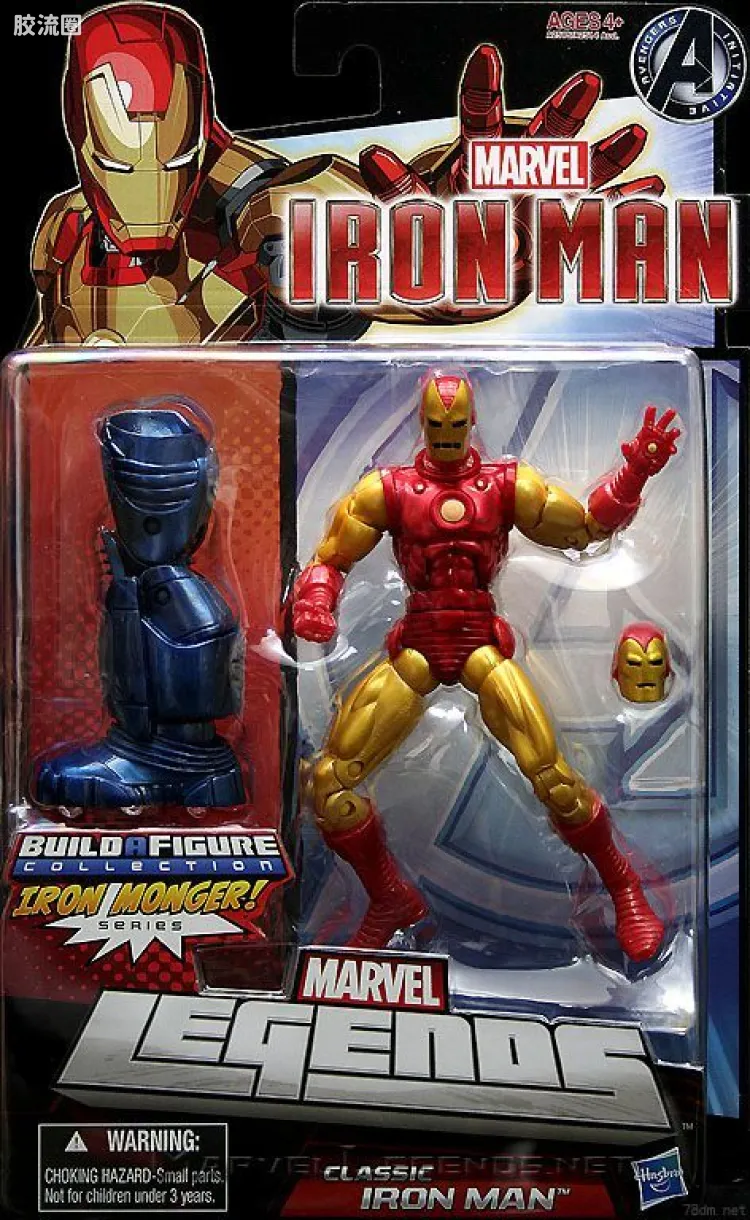 Marvel Legends/漫威传奇 可动人偶系列 孩之宝 2013年 第2代 经典钢铁侠