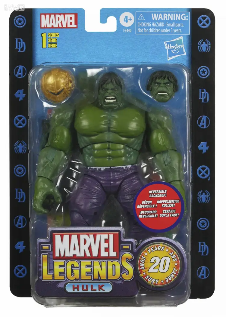 Marvel Legends/漫威传奇 可动人偶系列 Toy Biz 致敬版 绿巨人 第1代