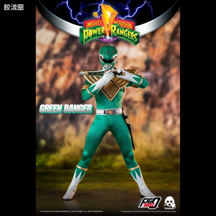 threezero特摄 1/6 恐龙战队 FigZero系列 绿战士