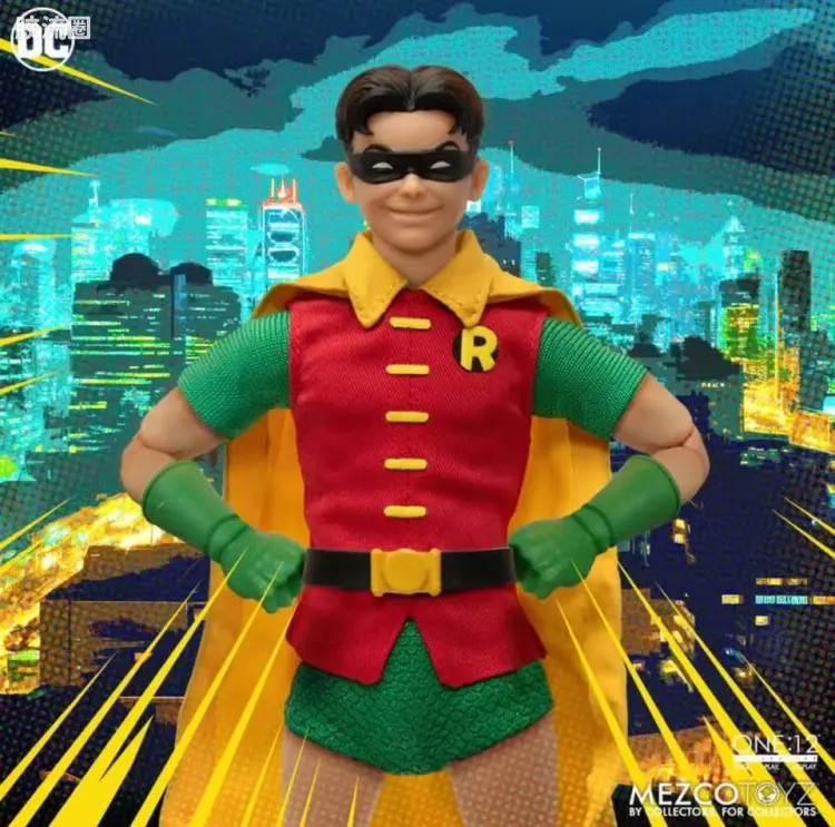 Mezco one-12系列 1/12 DC Comics集体系列 罗宾—黄金时代版