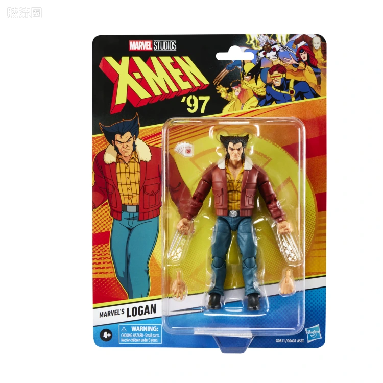 Marvel Legends/漫威传奇 可动人偶系列 X-战警97 动画 复古挂卡系列 罗根