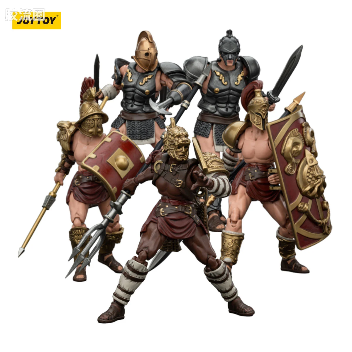 JOYTOY strife 纷争系列 普通版 罗马角斗士5人组（下）