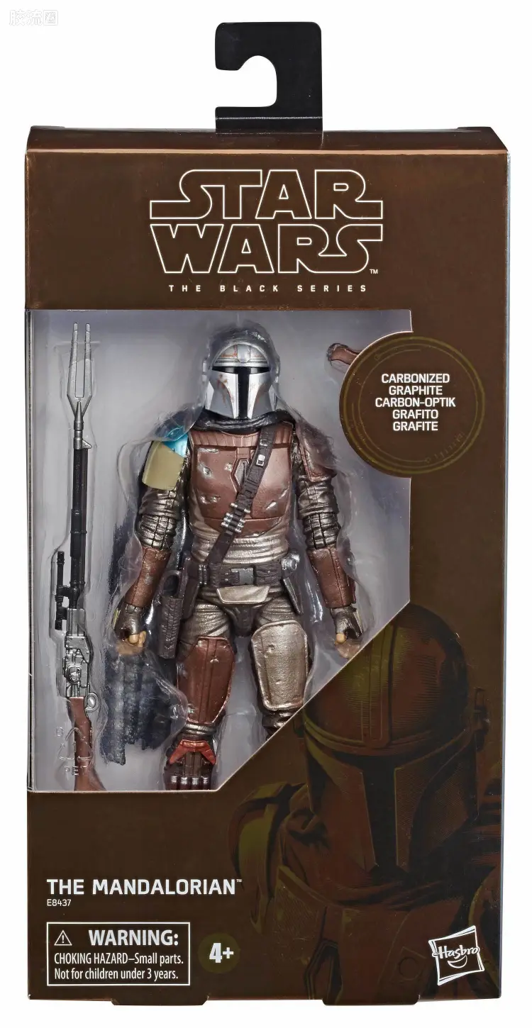 星球大战 THE BLACK SERIES 2021年Target独家发售版 美剧 曼达洛人 曼达洛人 炭化版