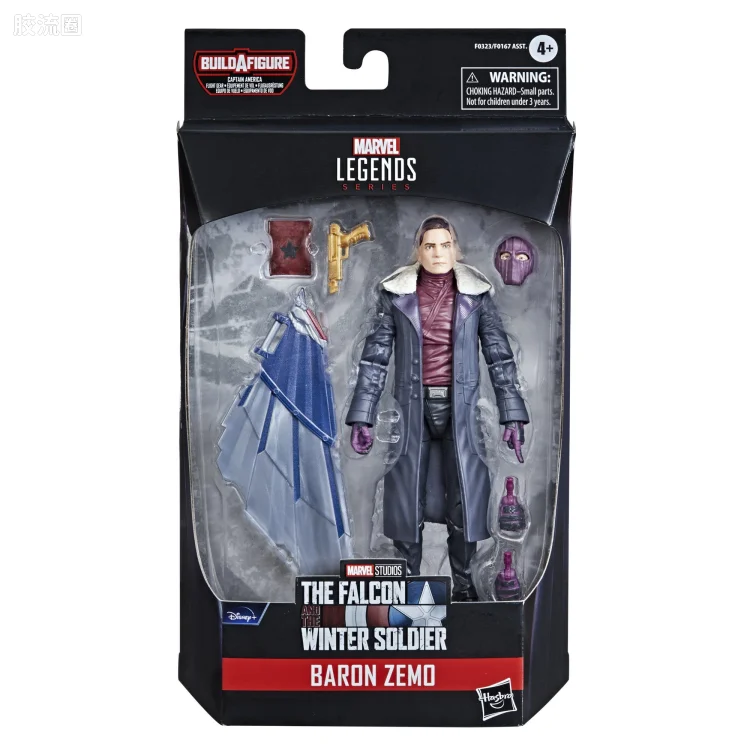 Marvel Legends/漫威传奇 可动人偶系列 美剧 猎鹰与冬兵 美国队长(猎鹰) 飞行翼系列  美剧 猎鹰与冬兵 泽莫男爵