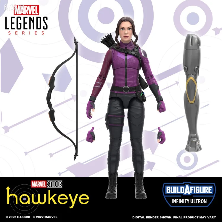 Marvel Legends/漫威传奇 可动人偶系列 动画 假如…？无限奥创系列 美剧 鹰眼 凯特·毕肖普