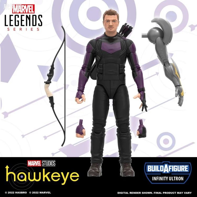 Marvel Legends/漫威传奇 可动人偶系列 动画 假如…？无限奥创系列 美剧 鹰眼 鹰眼