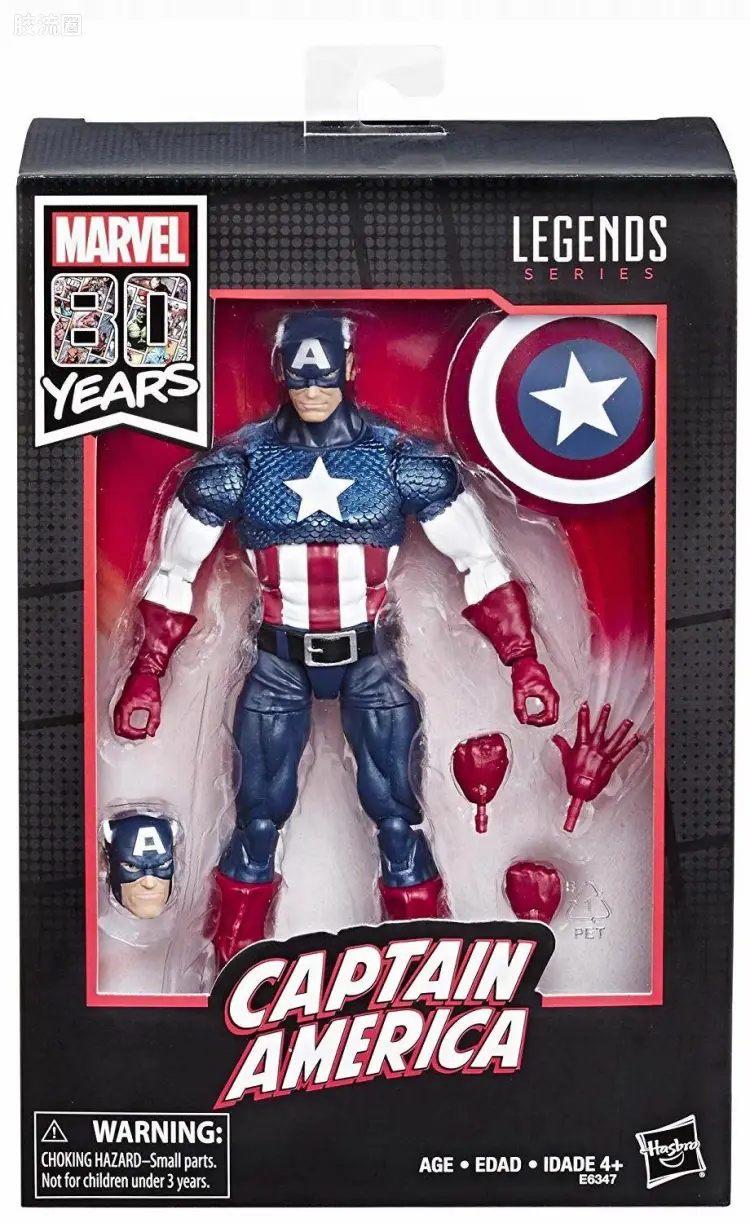 Marvel Legends/漫威传奇 可动人偶系列 Marvel/漫威 80周年传奇系列 美国队长