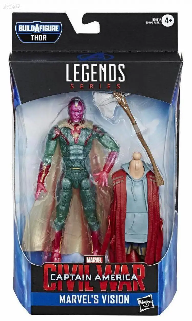 Marvel Legends/漫威传奇 可动人偶系列 复仇者联盟4 雷神托尔系列 美国队长3 幻视