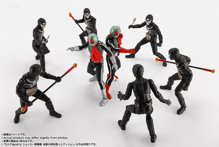 SHF 假面骑士系列 修卡战斗员 地狱的昭和怪人Edition - 图片