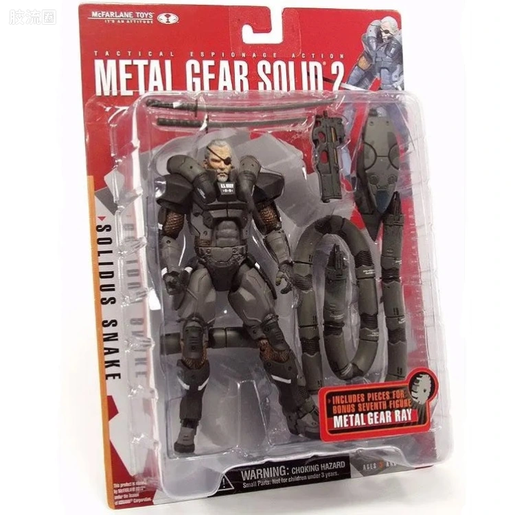 麦克法兰游戏与动画系列 合金装备 自由之子 SOLIDUS SNAKE