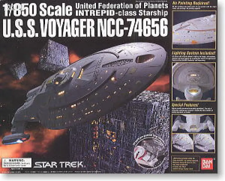 万代综合拼装模型系列 星际迷航拼装 航海家号NCC-74656