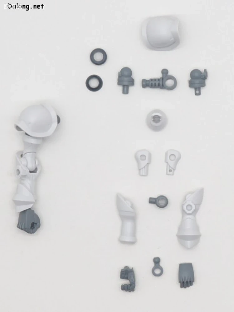 HG GQuuuuuuX系列 GQuuuuuuX普通版 07 泽维尔专用强人(白瓷装备) - 图片