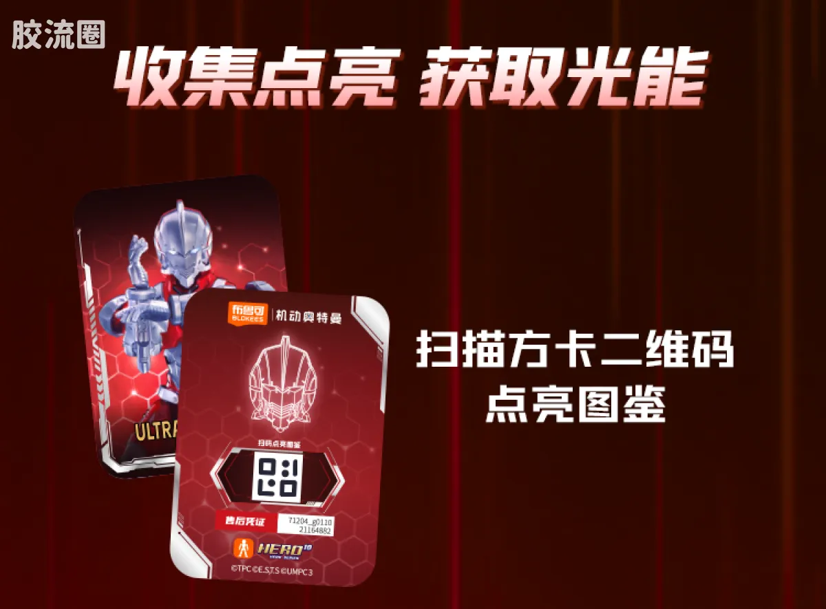 布鲁可机动奥特曼 端盒 第1弹 英雄序章 - 图片
