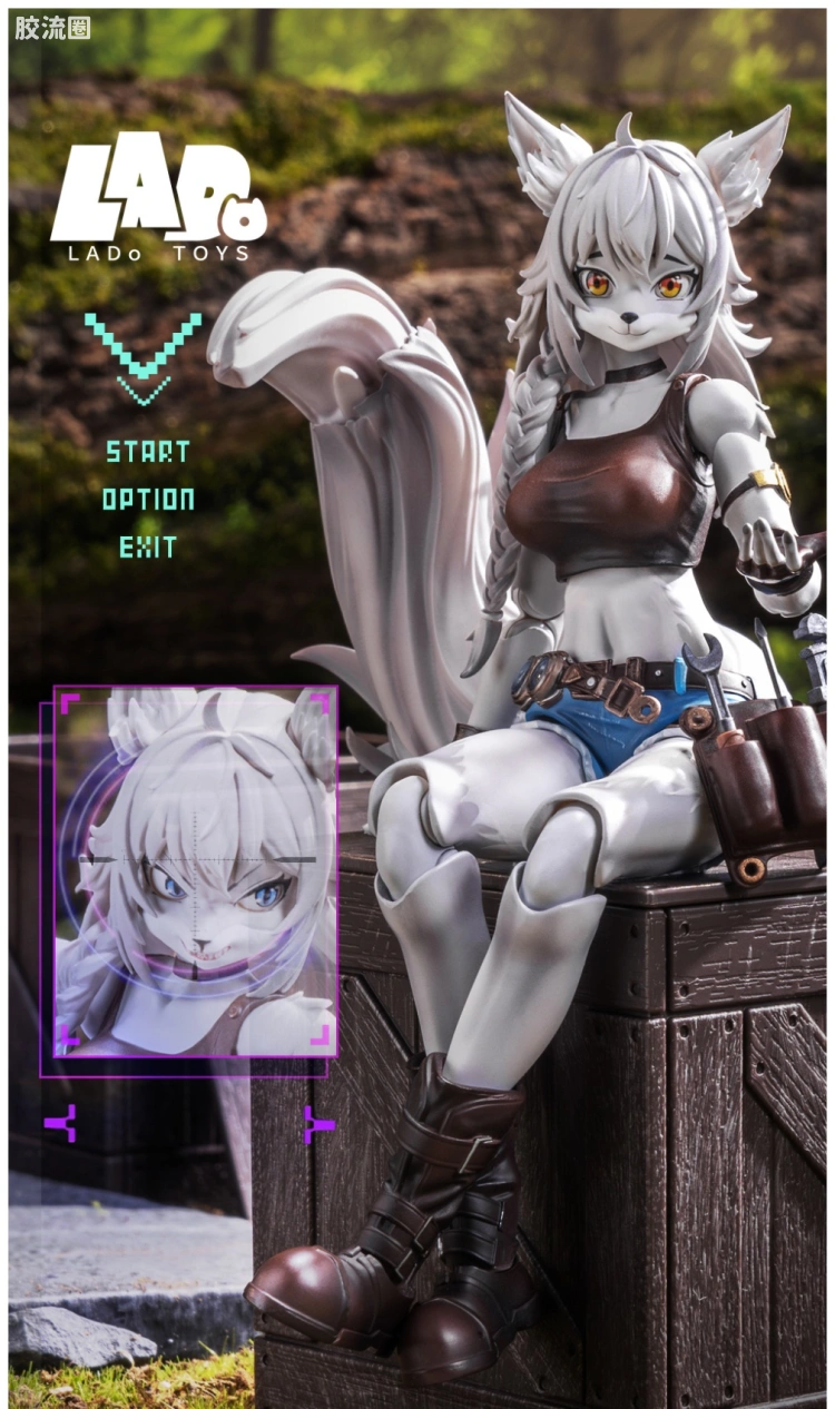 LADo TOYS 可动手办系列 系列普通版 莉娅-修理师样式