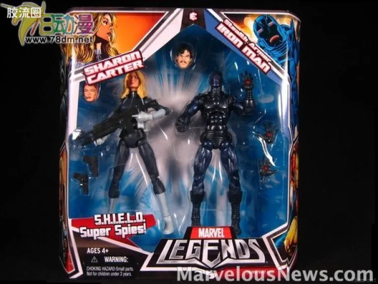 Marvel Legends/漫威传奇 可动人偶系列 双人套 第2代 Variants 莎朗·卡特与重甲钢铁侠