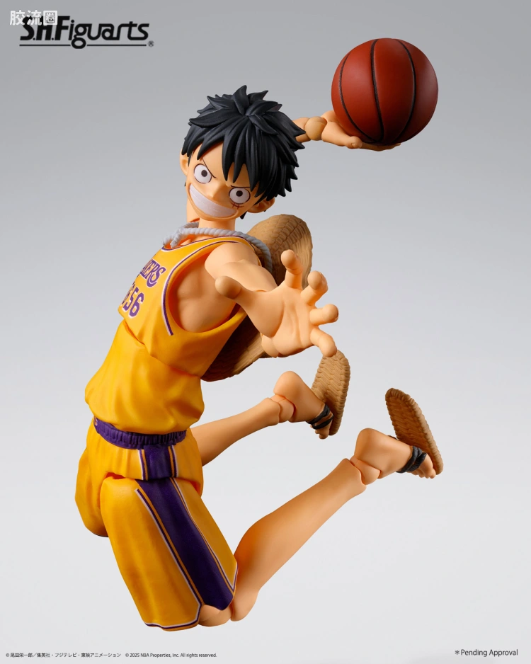 SHF 海贼王系列 蒙奇·D·路飞 NBA联名