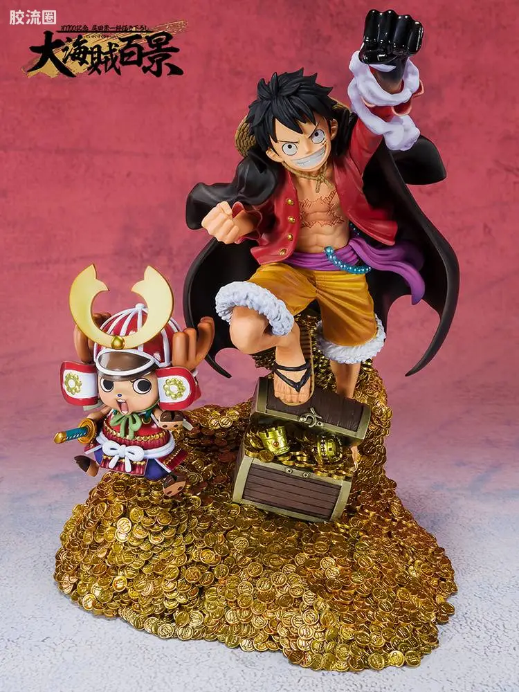 Figuarts ZERO 海贼王 蒙奇·D·路飞&乔巴 - WT100纪念 尾田荣一郎新绘制 大海贼百景-