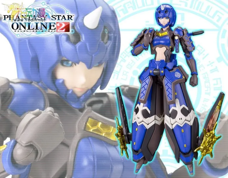寿屋综合拼装模型系列 梦幻之星系列 蓝鬼姫Shiki