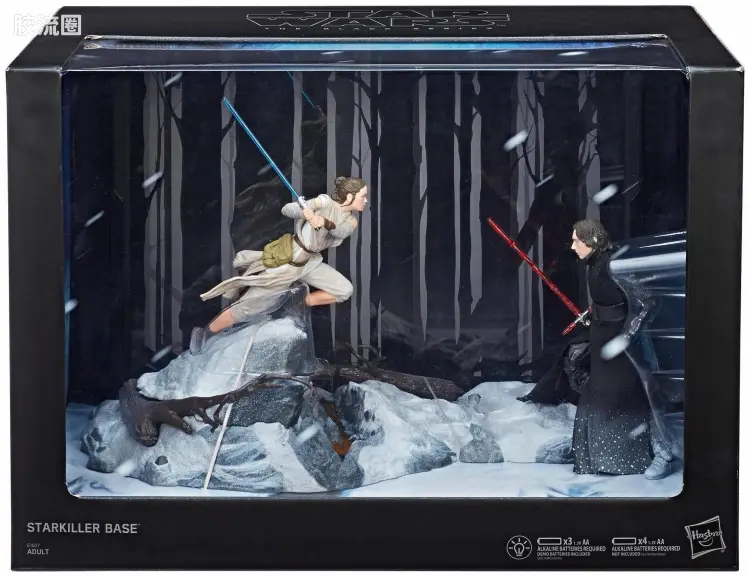 星球大战 THE BLACK SERIES 雕像系列 蕾伊对凯洛·伦
