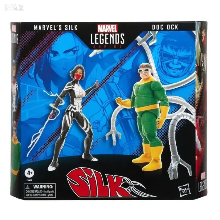 Marvel Legends/漫威传奇 可动人偶系列 60周年漫画 神奇蜘蛛系列 蛛丝&章鱼博士