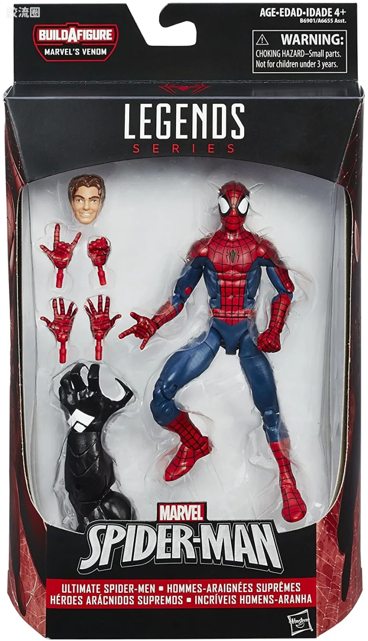 Marvel Legends/漫威传奇 可动人偶系列 太空毒液系列 蜘蛛侠