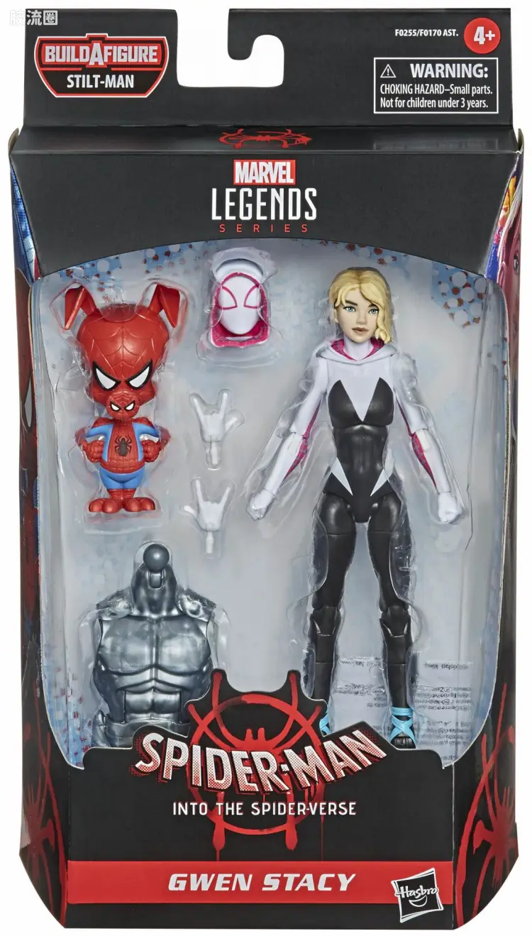 Marvel Legends/漫威传奇 可动人偶系列 高跷人系列 蜘蛛侠:平行宇宙 格温·史黛西&蜘猪侠