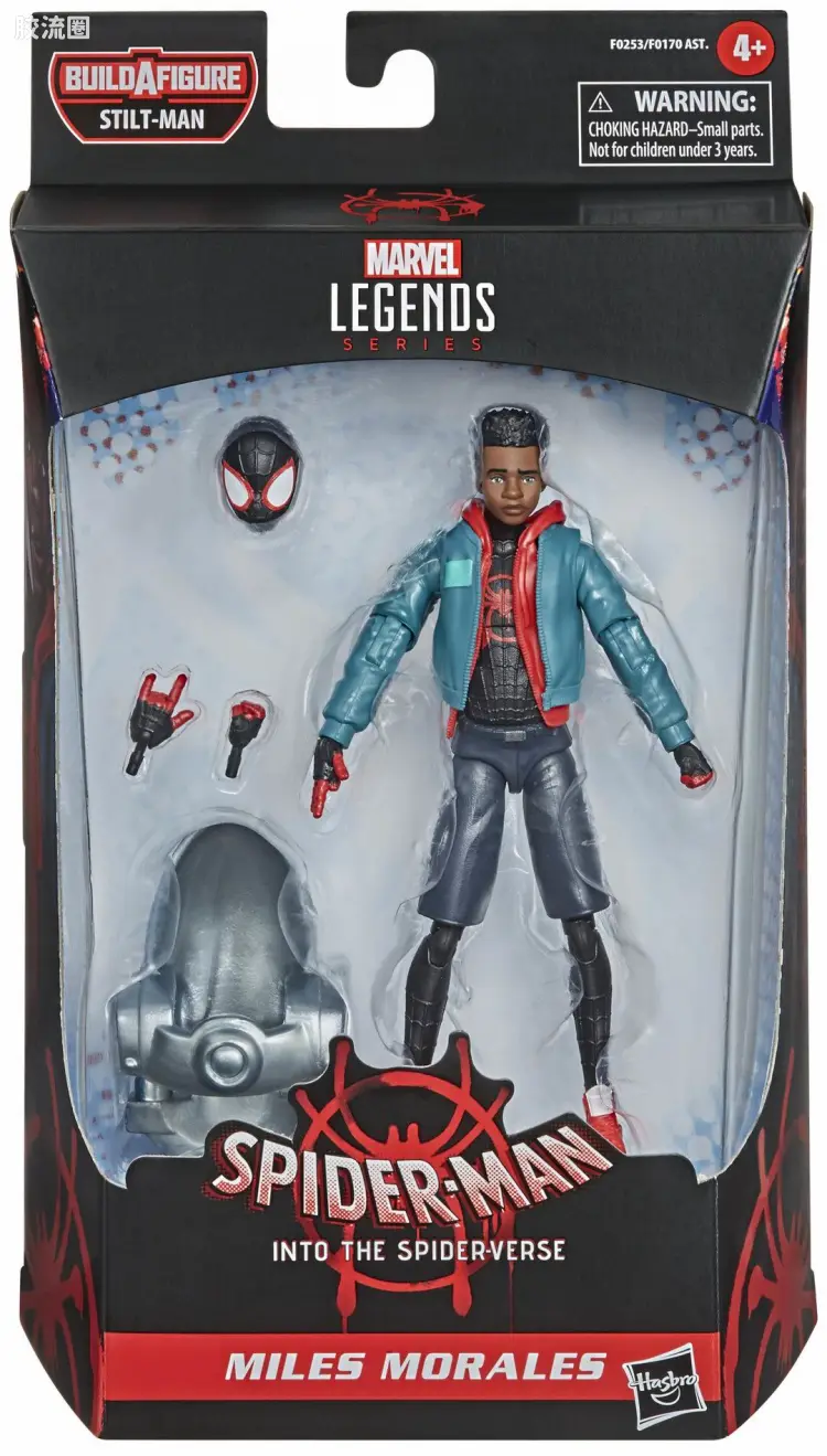 Marvel Legends/漫威传奇 可动人偶系列 高跷人系列 蜘蛛侠:平行宇宙 迈尔斯·莫拉莱斯
