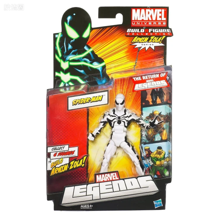 Marvel Legends/漫威传奇 可动人偶系列 2012年 第2代 蜘蛛侠(白色特别版)