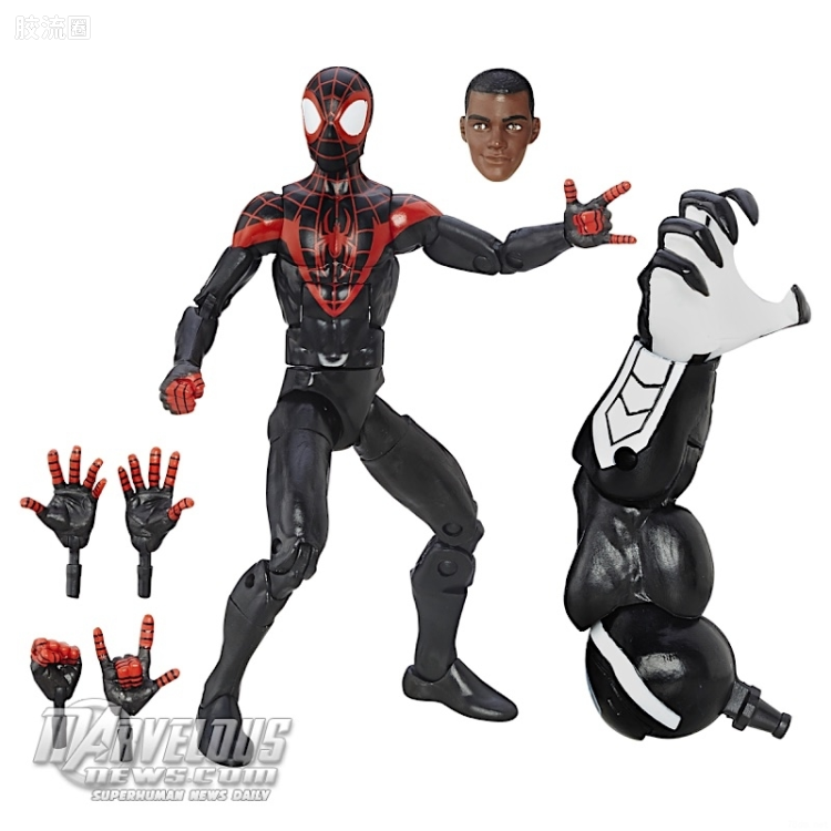 Marvel Legends/漫威传奇 可动人偶系列 太空毒液系列 蜘蛛侠(迈尔斯·莫拉莱斯)