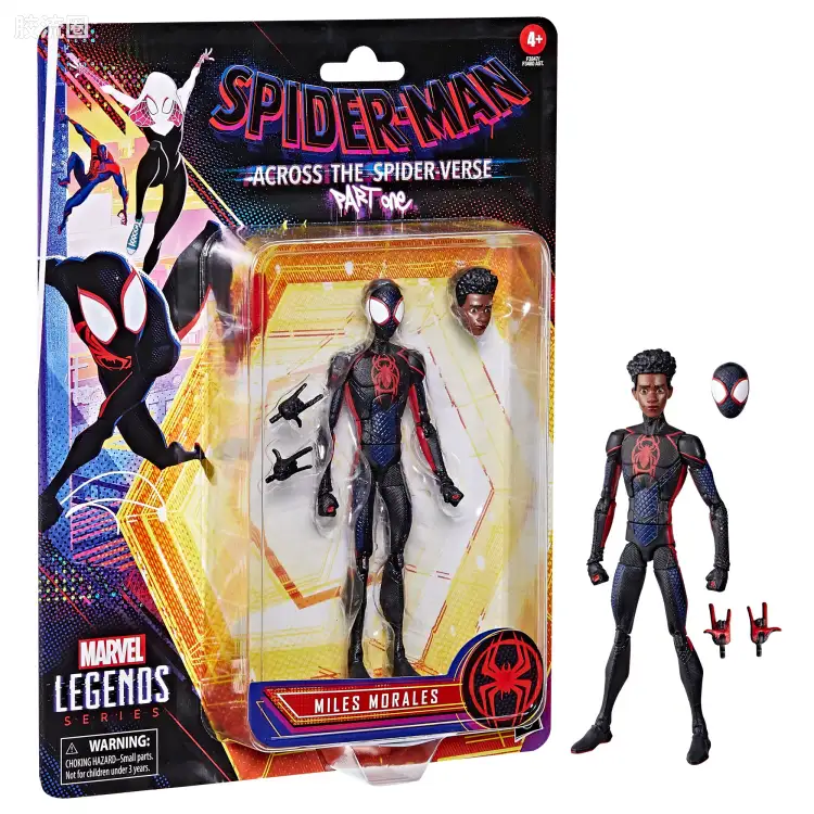 Marvel Legends/漫威传奇 可动人偶系列 动画 蜘蛛侠：纵横宇宙系列 蜘蛛侠(迈尔斯·莫拉莱斯)