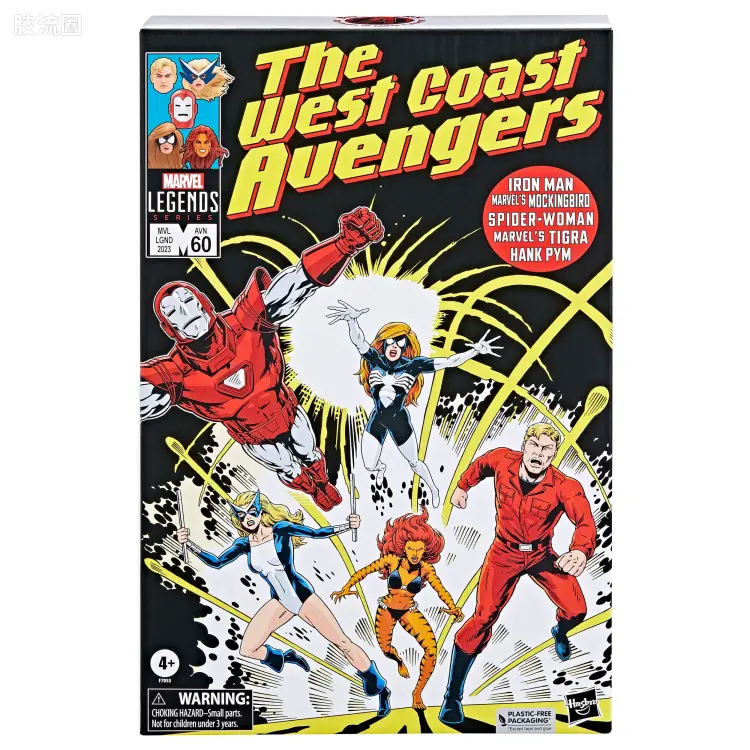 Marvel Legends/漫威传奇 可动人偶系列 60周年漫画 复仇者联盟系列 西海岸复仇者