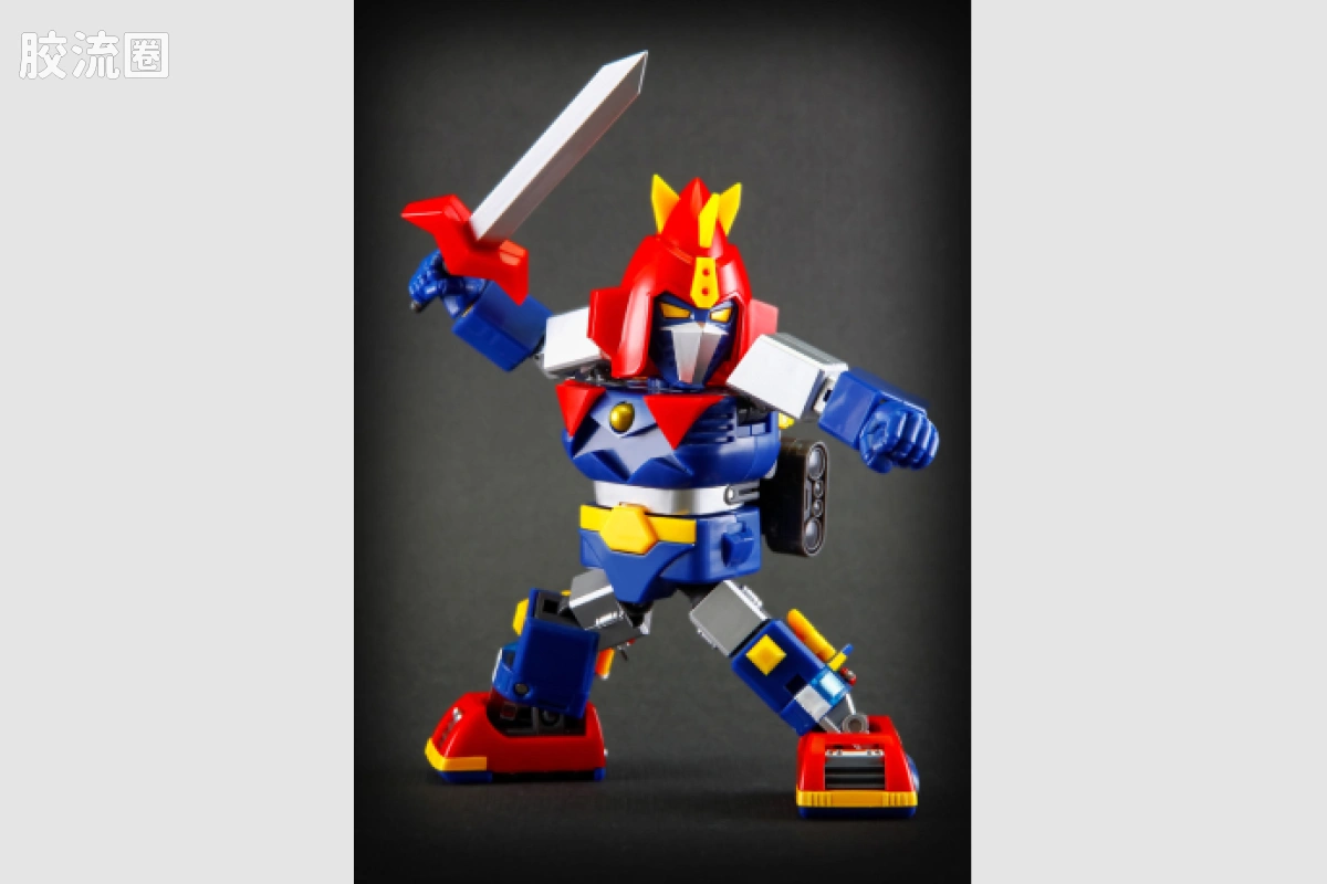 ACTION TOYS机甲成品系列 MINI DEFORMED 超电磁侠波鲁迪斯V - 图片