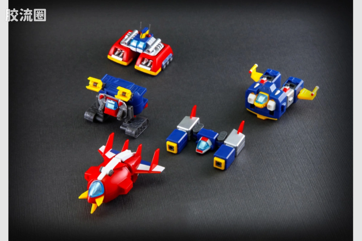 ACTION TOYS机甲成品系列 MINI DEFORMED 超电磁侠波鲁迪斯V - 图片