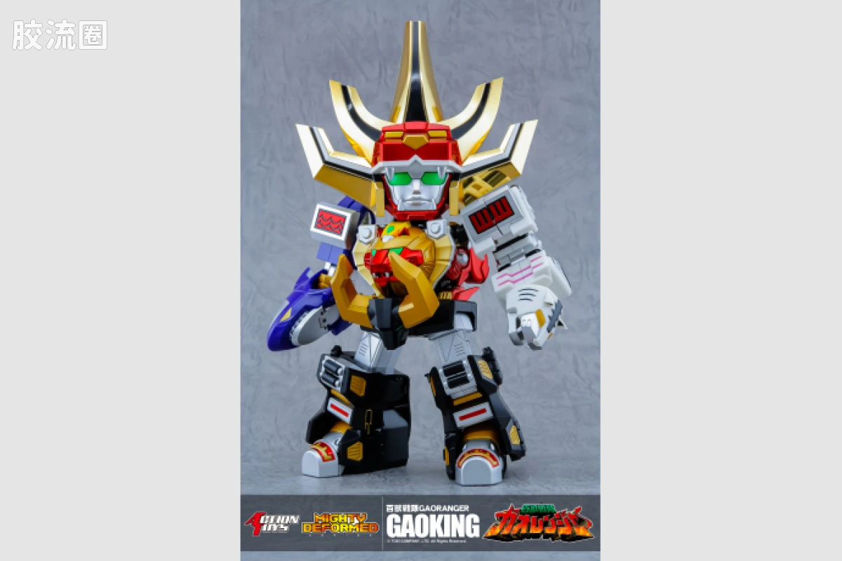 ACTION TOYS机甲成品系列 MIGHTY DEFORMED系列 <百兽战队牙吠连者> 百兽合体 牙吠王 - 图片