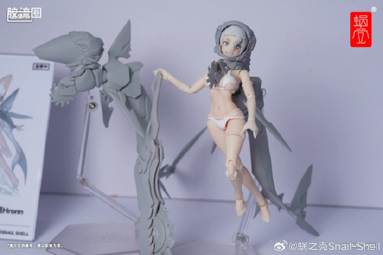 蜗之壳 综合手办 未商品化模型 赫萝恩Hronn   Type-Helicoprion