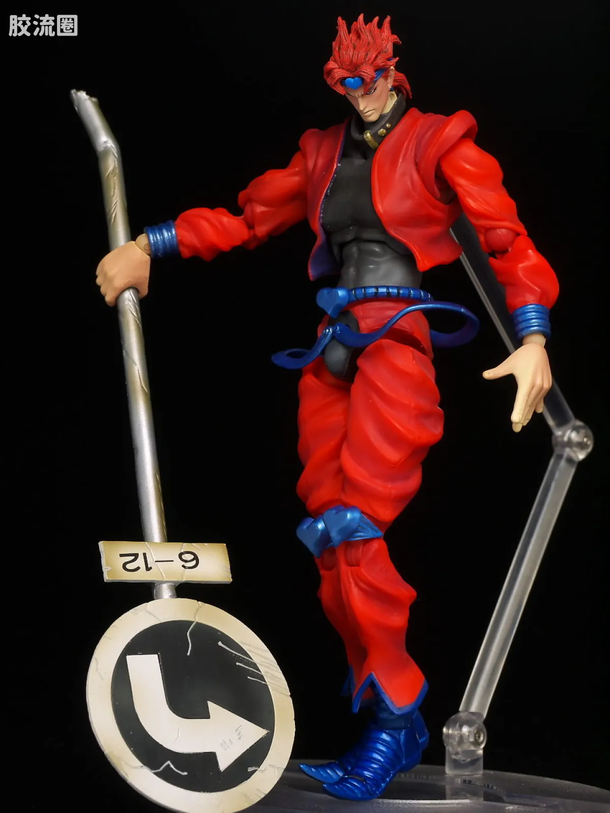 超像可动系列 乔乔奇妙冒险第三部 迪奥 （红色) WF2012 夏 限定版 - 图片