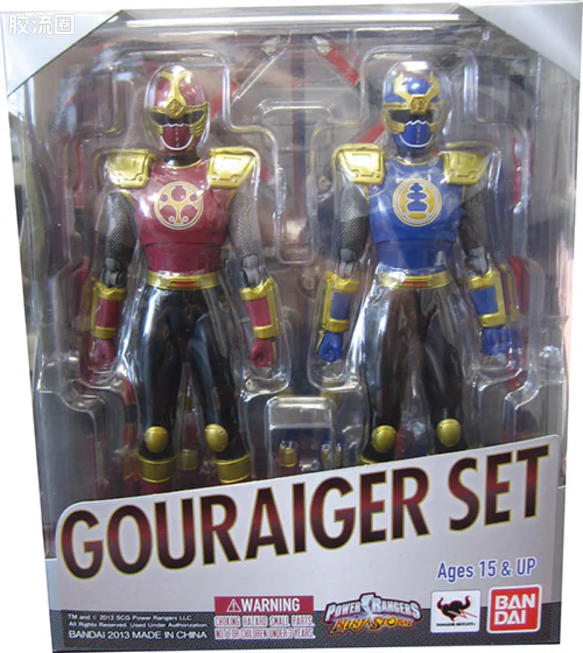 SHF 超凡战队系列 超凡战队忍者风暴 轰雷者套装（深红暴风战士&深蓝暴风战士）