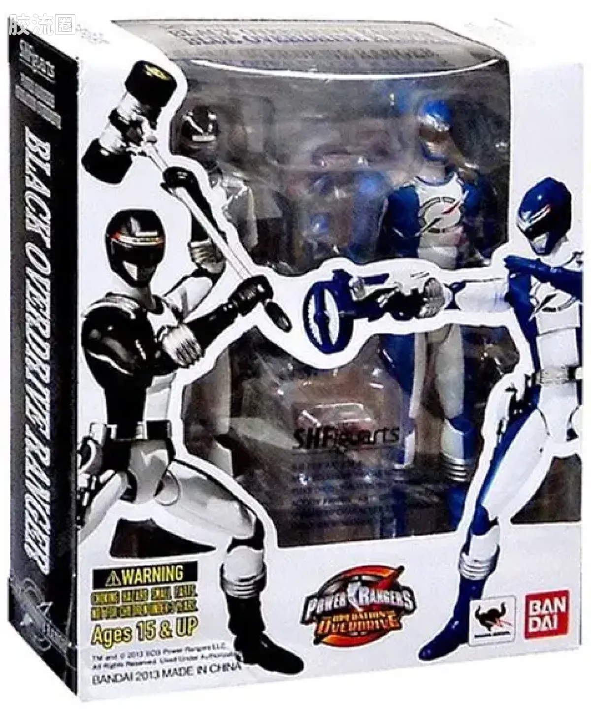SHF 超凡战队系列 超凡战队超驱行动 蓝衣&黑衣战士