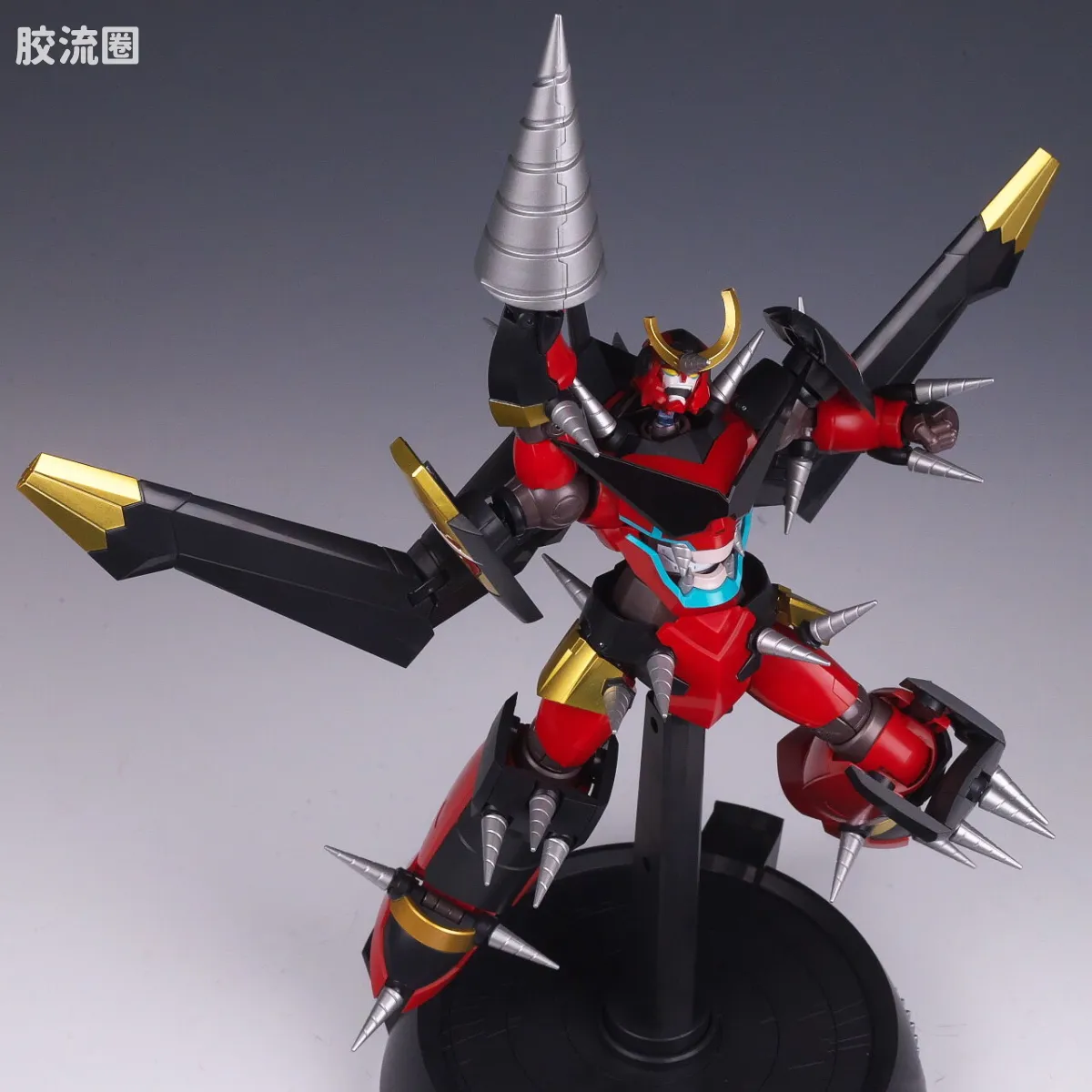 超合金魂系列合金玩具 普通版 GX-107 完全变形合体红莲螺岩＆大回转巨大钻头套装 - 图片