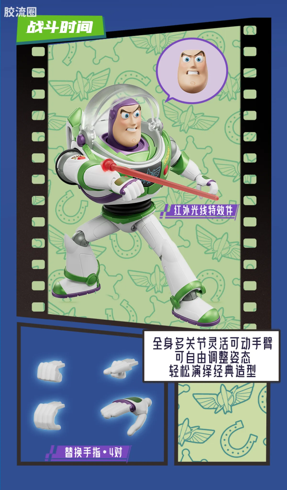 玩具总动员 端盒 超越版-智能版巴斯光年 - 图片