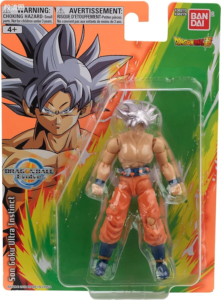 龙珠超龙传可动系列 普通版 超龙传 普通版 超龙传 普通版 BANDAI NAMCO 龙珠进化 可动人偶 （自在极意·完成 悟空）