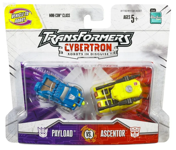 变形金刚Cybertron 塞伯坦之谜/塞伯坦传奇 迷你级 载荷 VS 登坡者
