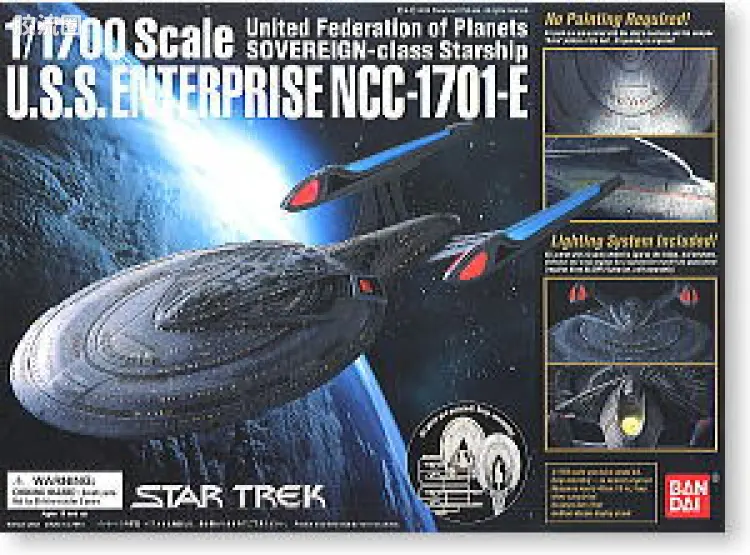 万代综合拼装模型系列 星际迷航拼装 进取号E NCC-1701-E