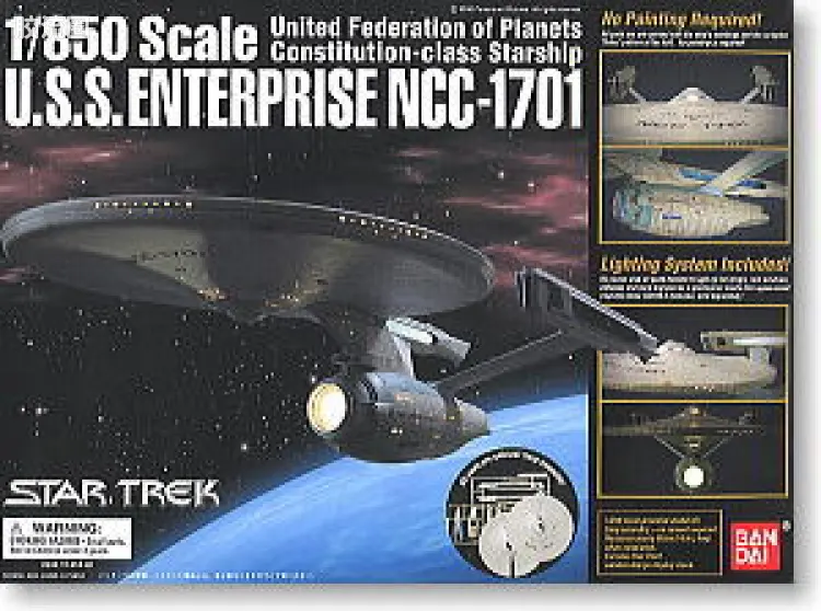 万代综合拼装模型系列 星际迷航拼装 进取号NCC-1701