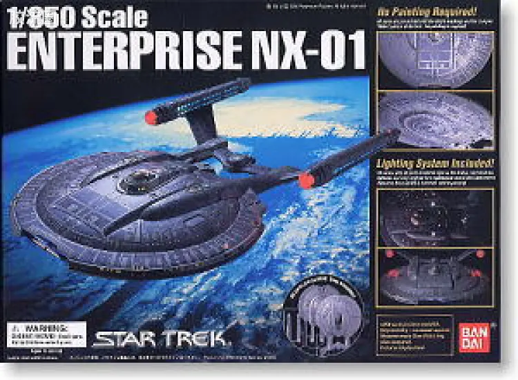 万代综合拼装模型系列 星际迷航拼装 进取号 NX-01