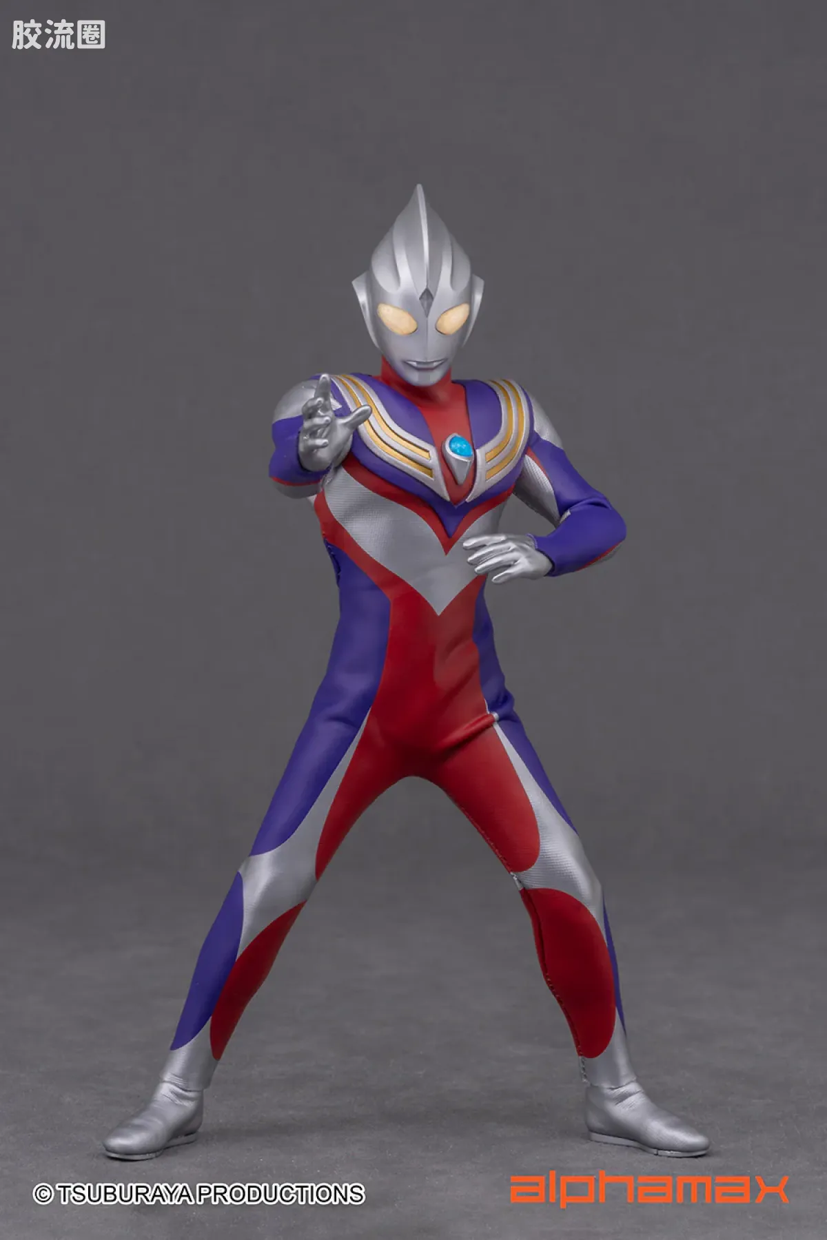 Pre-painted action figure 奥特曼系列 迪迦奥特曼 复合型2.0