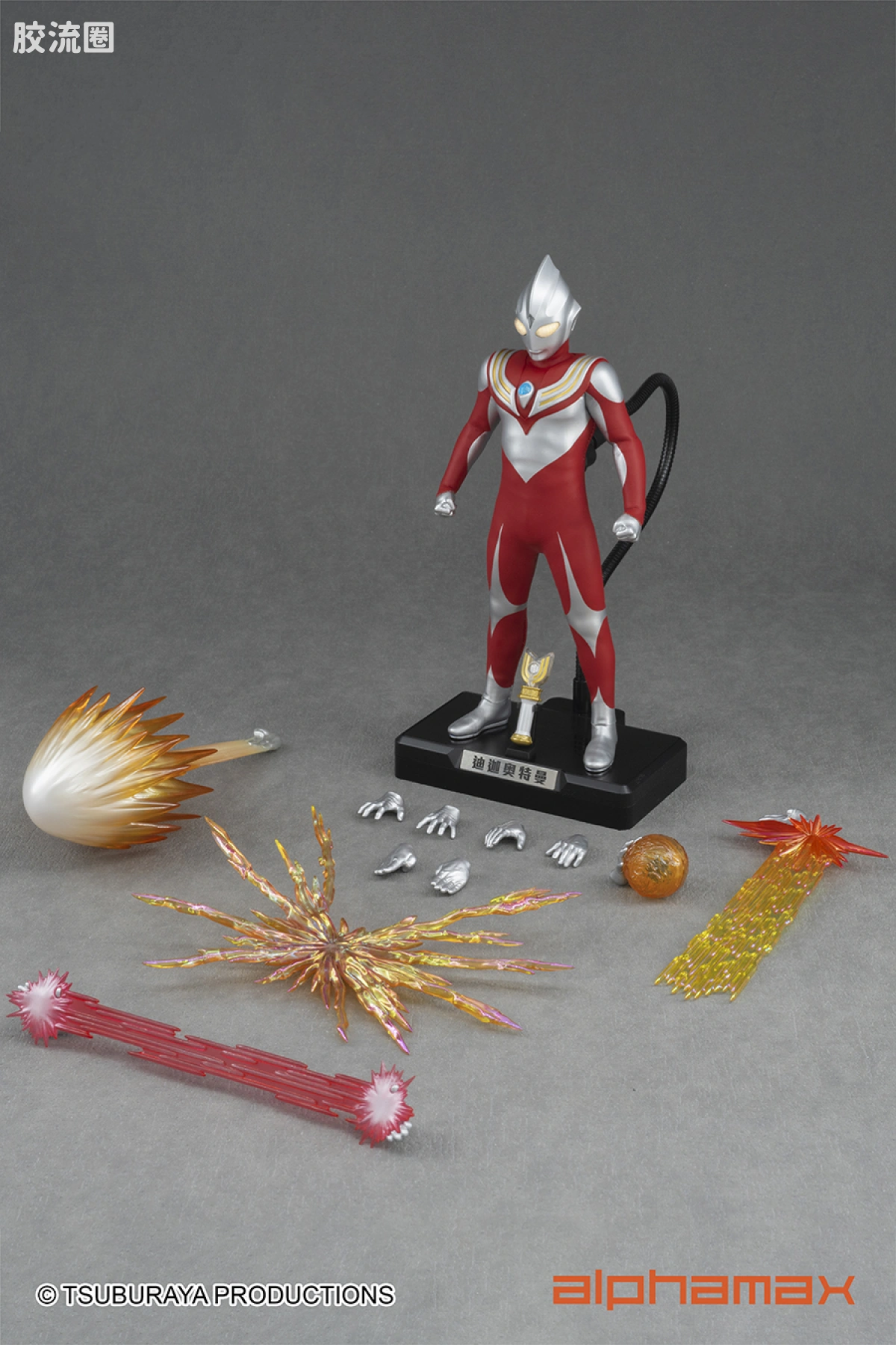 Pre-painted action figure 奥特曼系列 迪迦奥特曼 强力型 中国限定版 - 图片