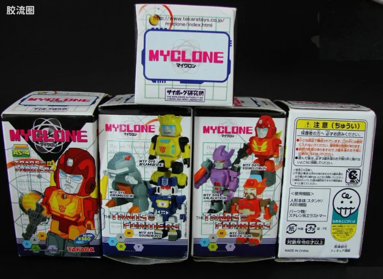 MYCLONE系列扭蛋 变形金刚第二弹 透明惊破天