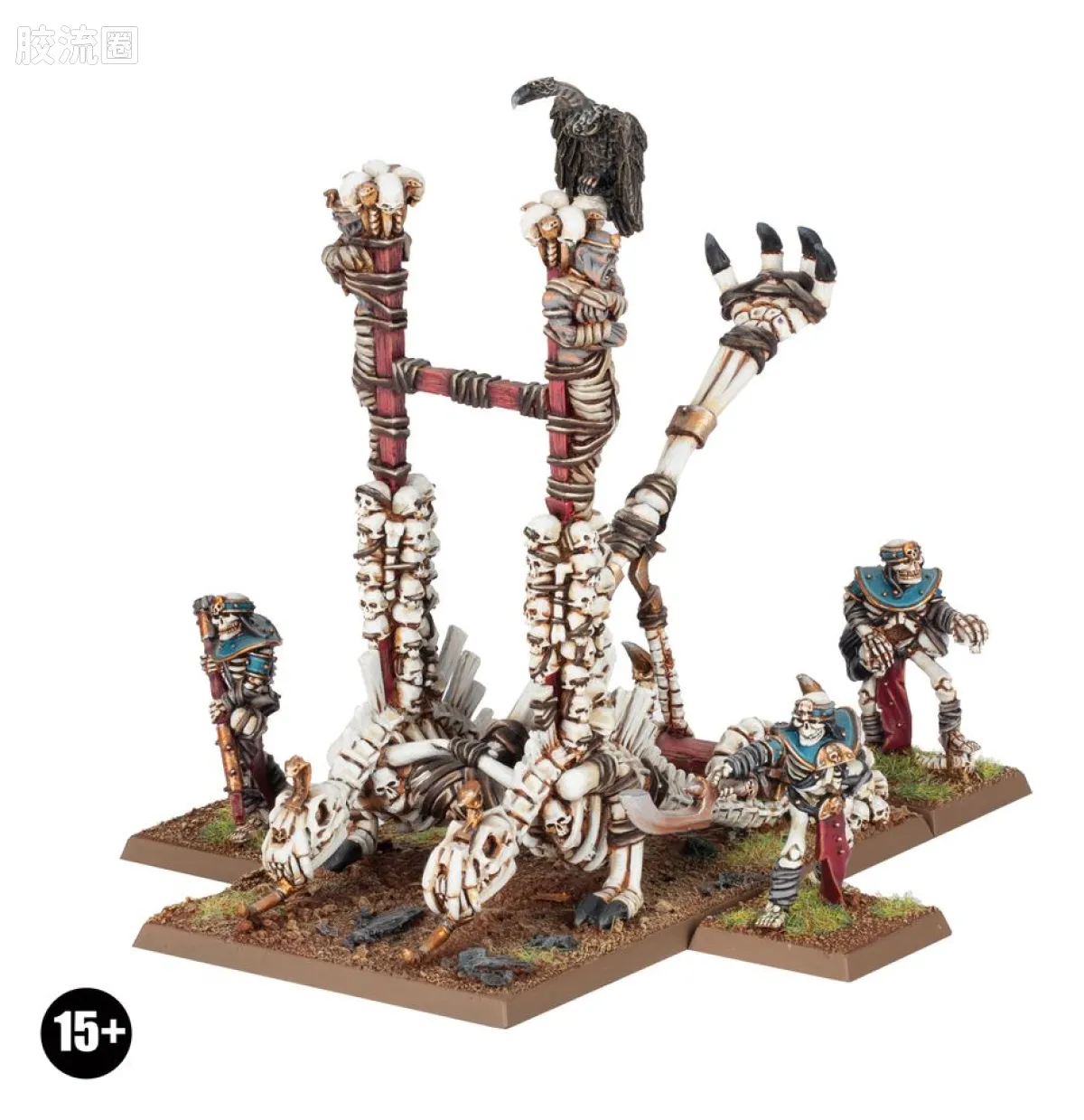 战锤：旧世界 Warhammer: The Old World Tomb Kings of Khemri 古墓王克姆瑞 重塑版 尖啸颅骨投石机